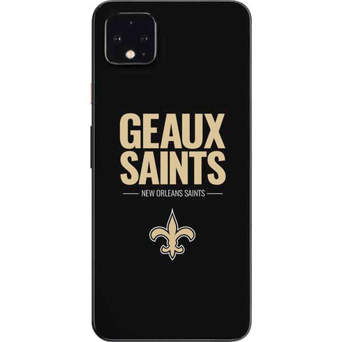 NFL New Orleans Saints Team Motto Google Pixel 4 XL Skin